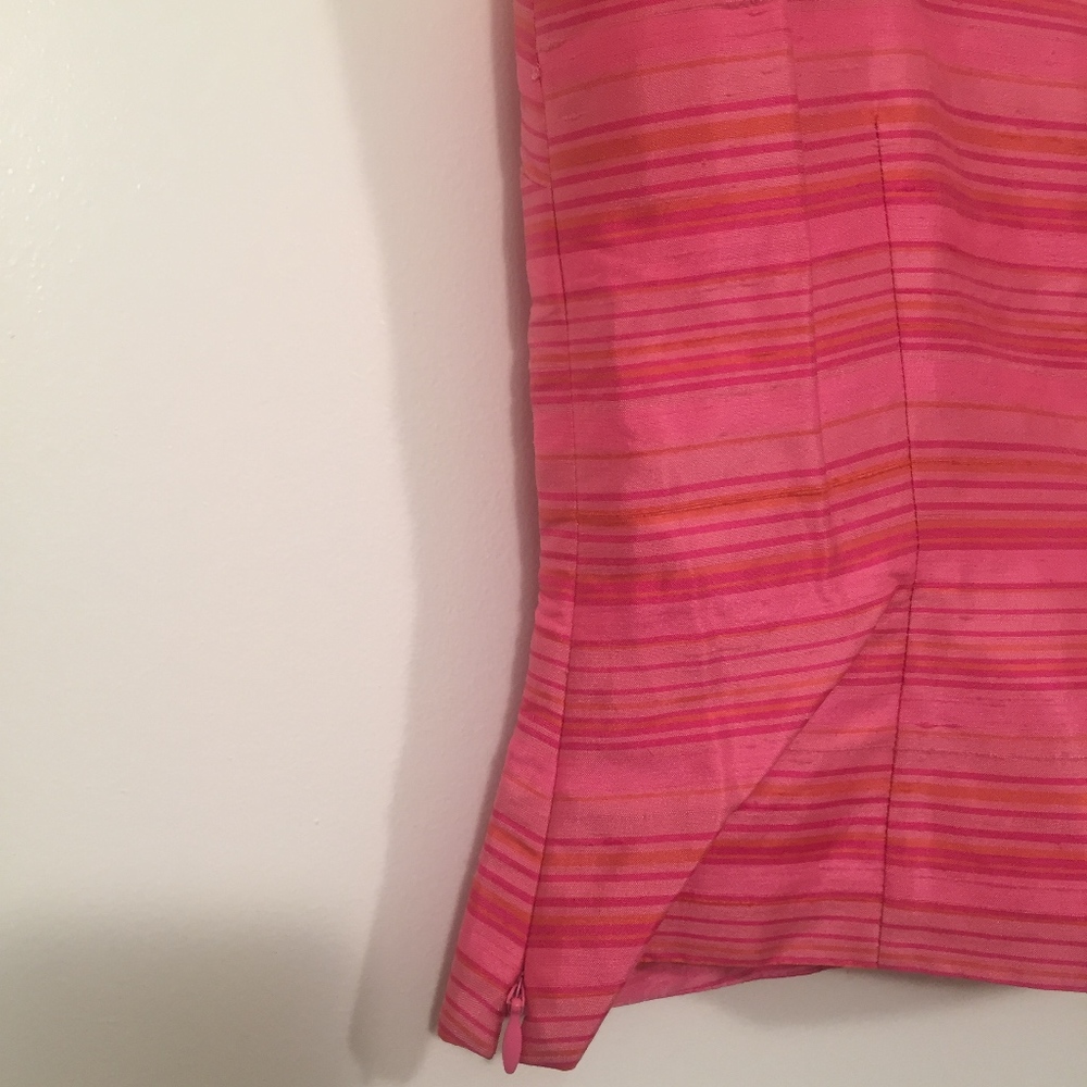 Vintage Ann Taylor 100% Silk Pink Stripe Camisole - Picture 6 of 8